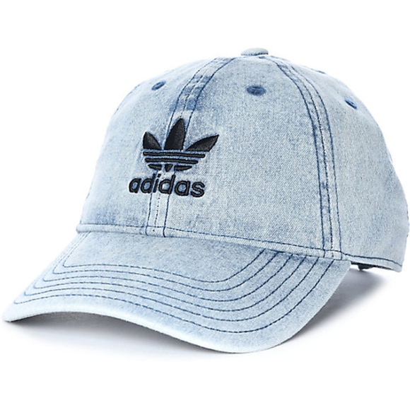 adidas Accessories - Adidas Trefoil Denim Dad's Hat